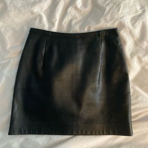 Danier Vintage Leather Skirt